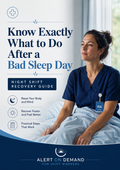Know Exactly What to Do After a Bad Sleep Day | Night Shift Recovery Guide