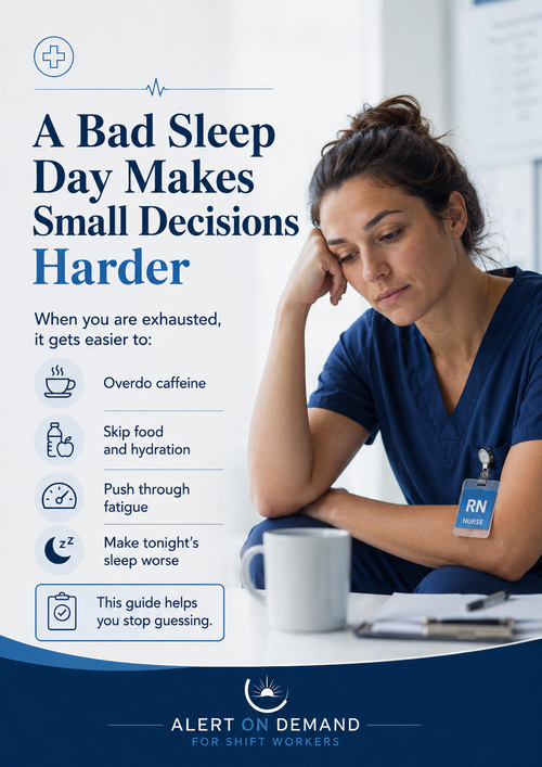 Know Exactly What to Do After a Bad Sleep Day | Night Shift Recovery Guide