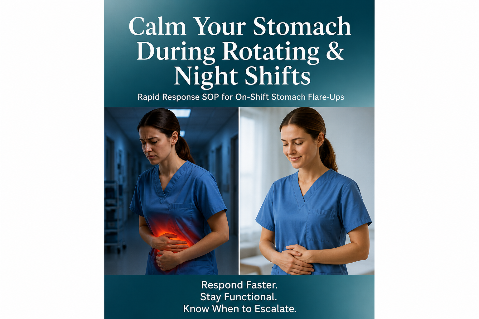 Shift-Work Gut Calm SOP | Digestive Flare-Up Response Guide for Night & Rotating Shift Workers