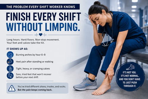 Finish Your 12-Hour Shift Without Limping | Nurse Foot Pain Relief eBook