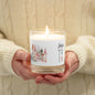 Jesus is the Light Glass jar soy wax candle