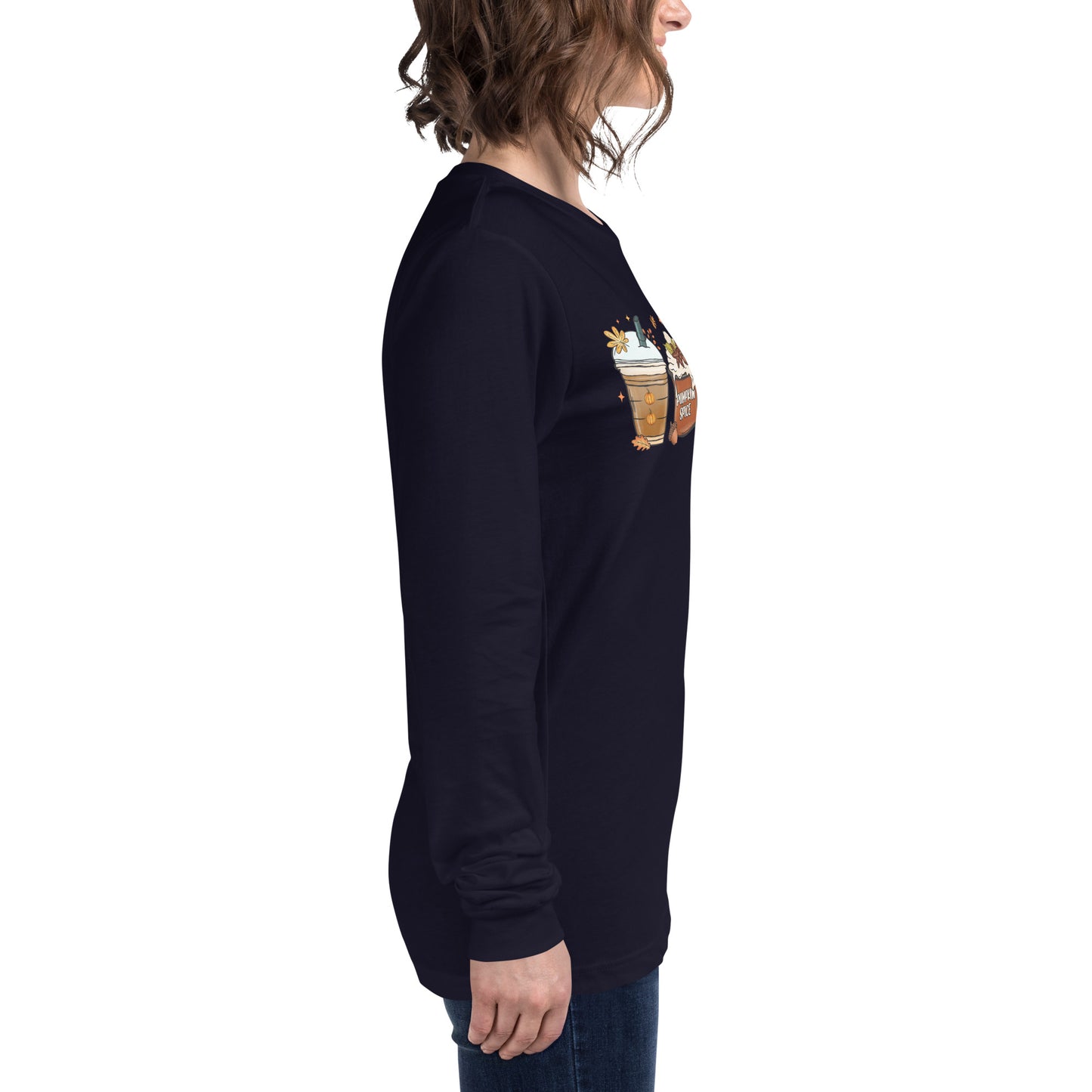 Pumpkin Latte Fall Unisex Long Sleeve Tee