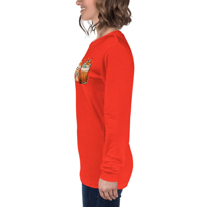 Pumpkin Latte Fall Unisex Long Sleeve Tee