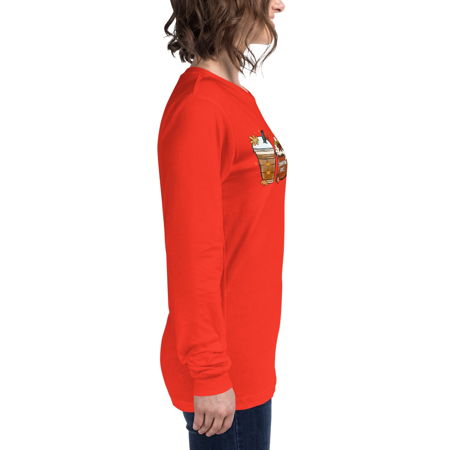 Pumpkin Latte Fall Unisex Long Sleeve Tee