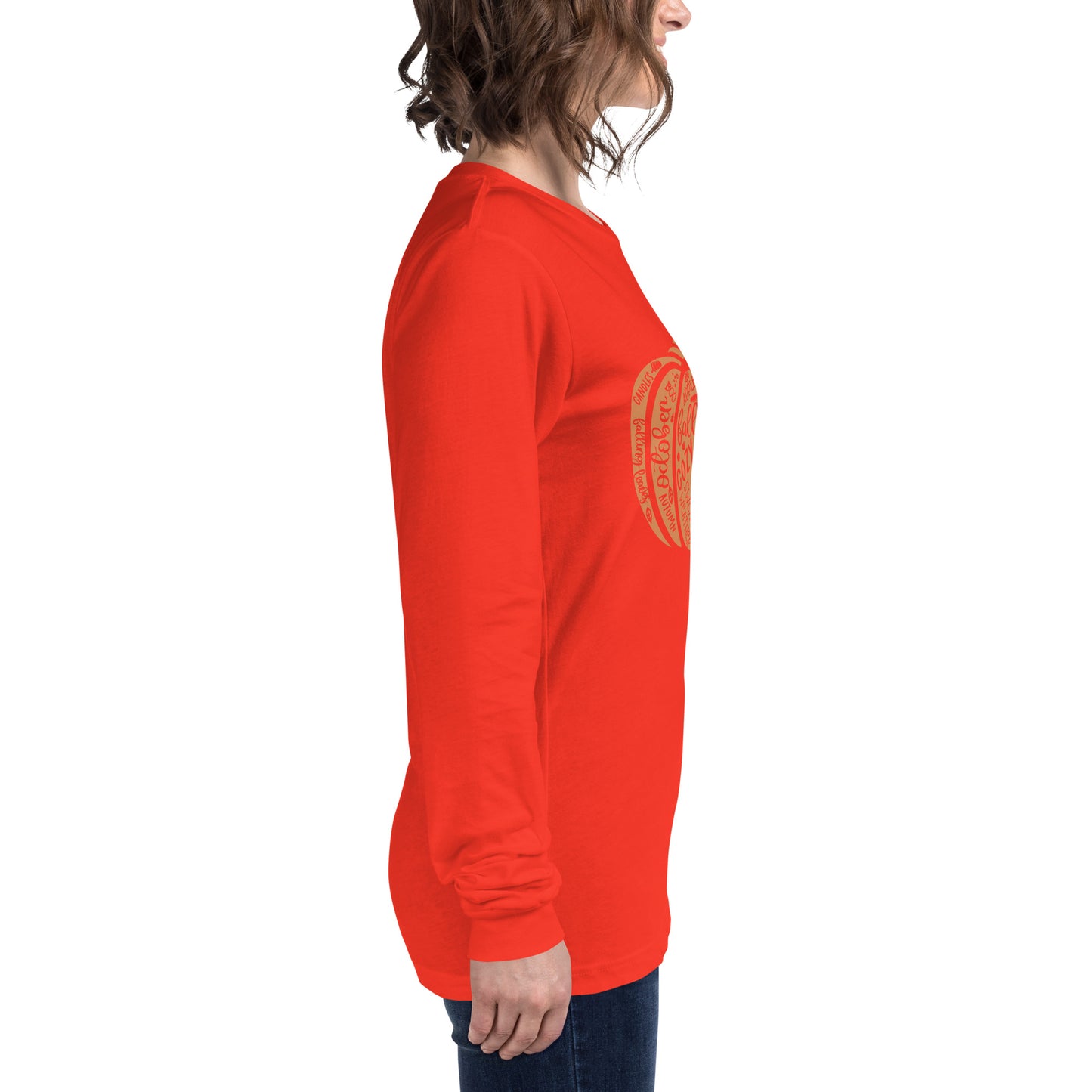 Pumpkin Fall Unisex Long Sleeve Tee