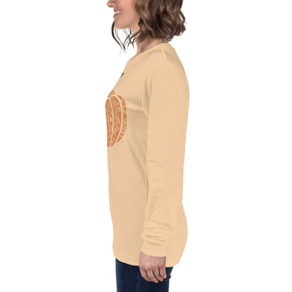 Pumpkin Fall Unisex Long Sleeve Tee