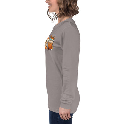 Pumpkin Latte Fall Unisex Long Sleeve Tee