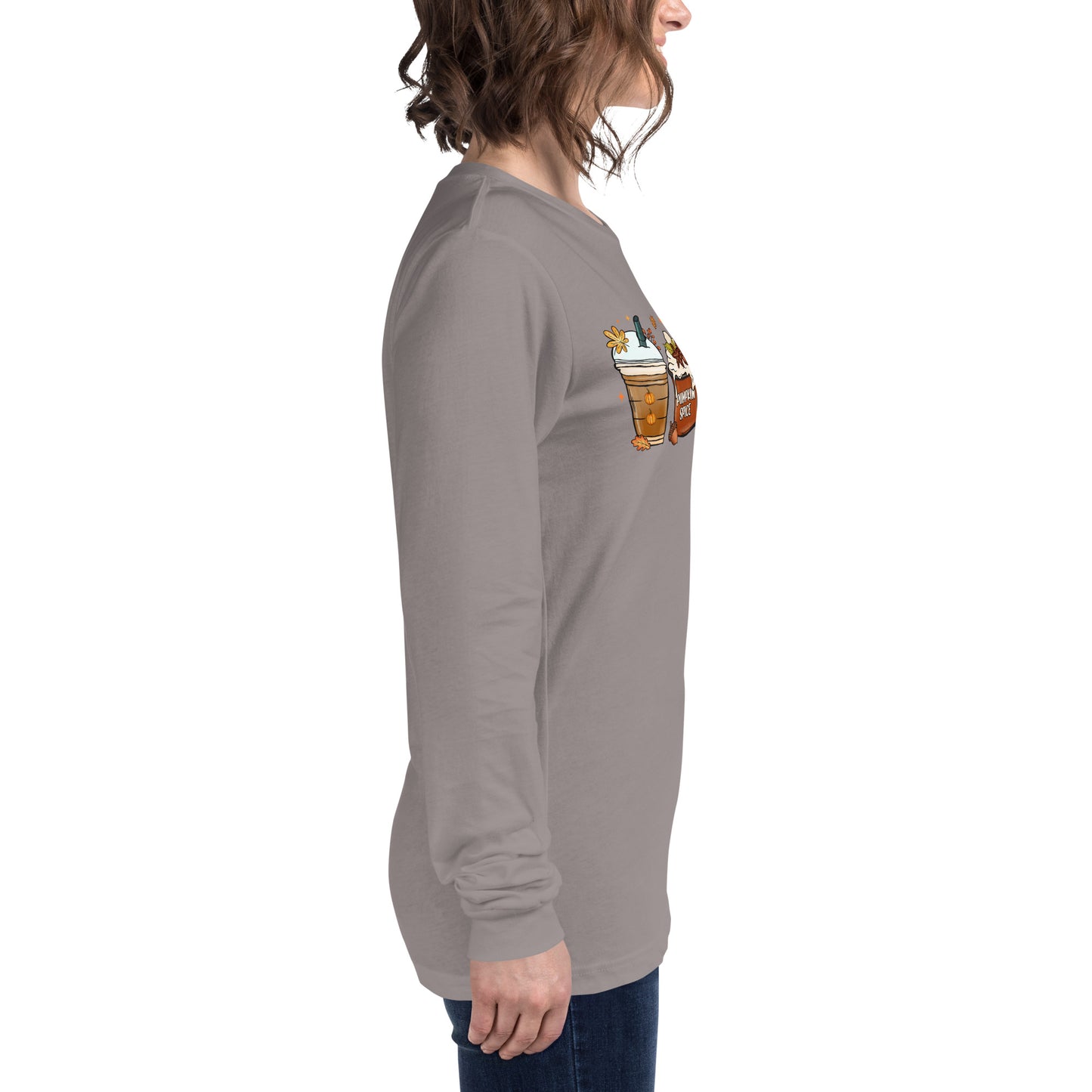 Pumpkin Latte Fall Unisex Long Sleeve Tee