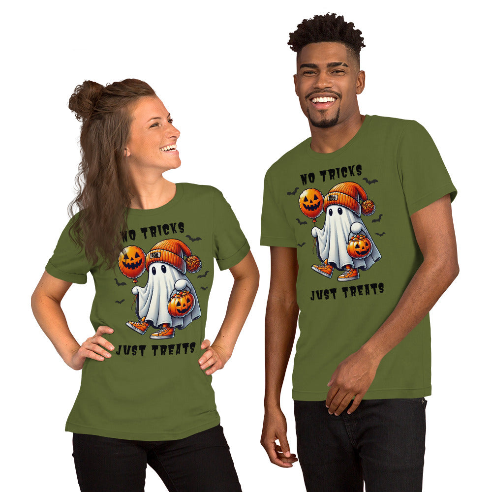 No Tricks Just Treats Unisex Halloween t-shirt