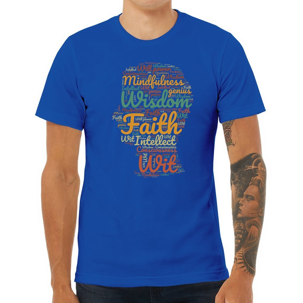 head mind figure unisex jersey tee