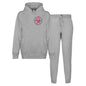 Nobody Fights Alone Unisex Hooded Sweatshirt and Pant Lounge Set in color grey  by Comfort Core Spotlight